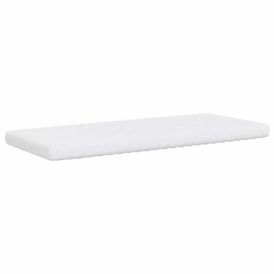 Matelas en mousse blanc 80x220 cm 7 zones dureté 20 ILD - 3