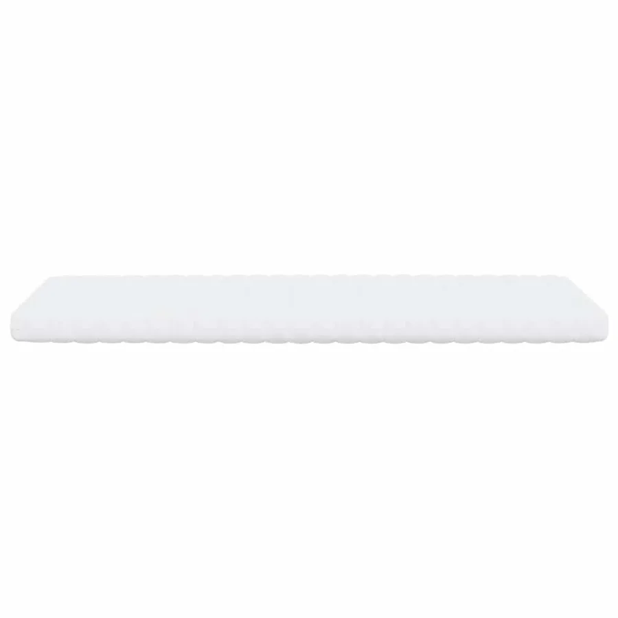 Matelas en mousse blanc 80x220 cm 7 zones dureté 20 ILD - 4