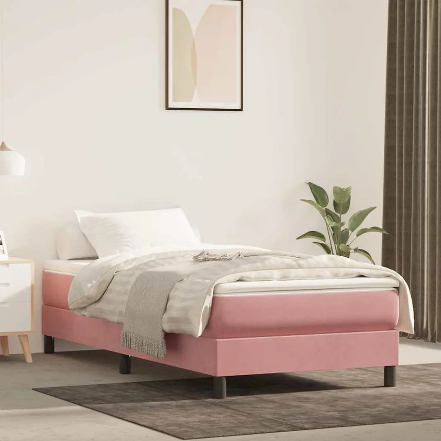 Matelas à ressorts ensachés 80 x 220 cm Rose