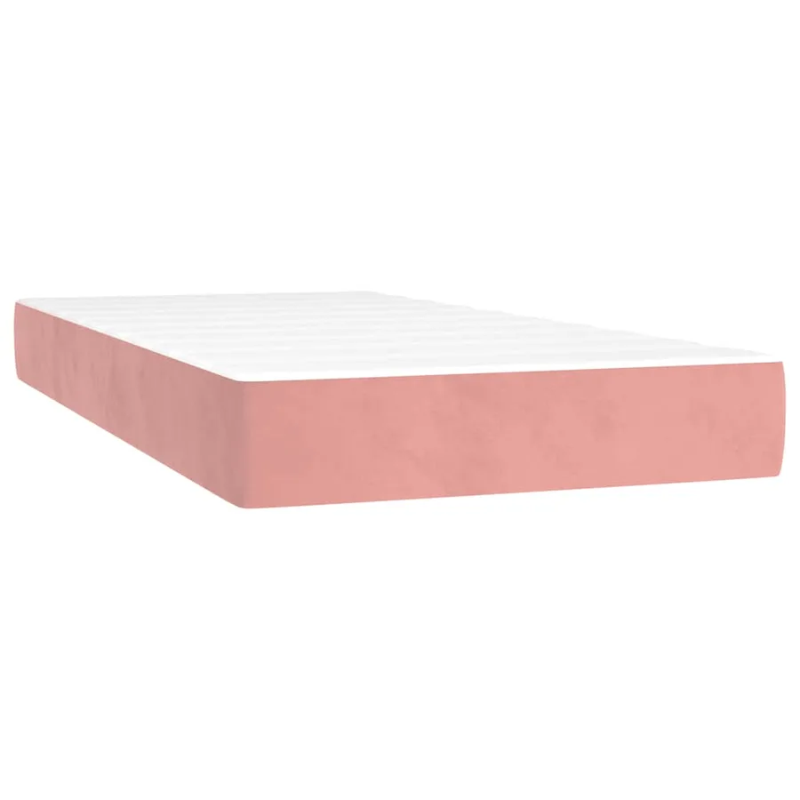 Matelas à ressorts ensachés 80 x 220 cm Rose - 2