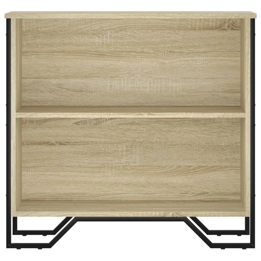 Bibliothèque chêne sonoma 80x31x74,5 cm bois d'ingénierie - 4