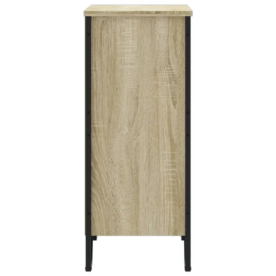 Bibliothèque chêne sonoma 80x31x74,5 cm bois d'ingénierie - 5