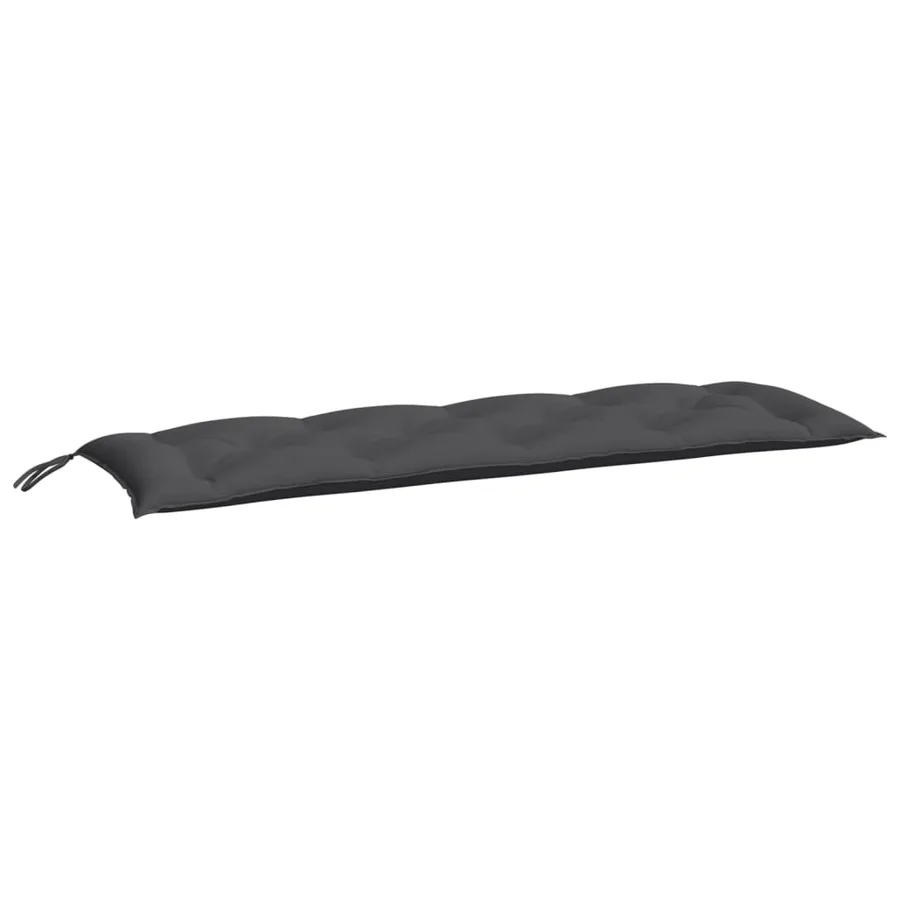 Coussins de banc de jardin lot de 2 anthracite tissu Oxford - 3