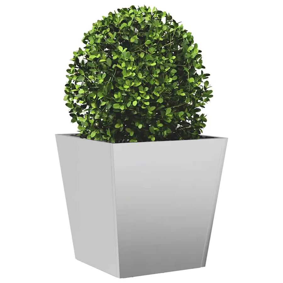Jardinière 40x40x40 cm acier inoxydable - 3