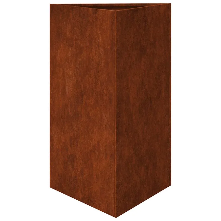 Jardinières 2 pcs triangulaire acier résistant aux intempéries - 6