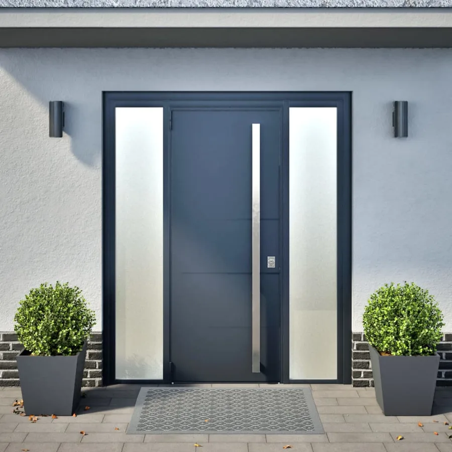 Jardinières 2 pcs anthracite 40x40x40 cm acier - 3