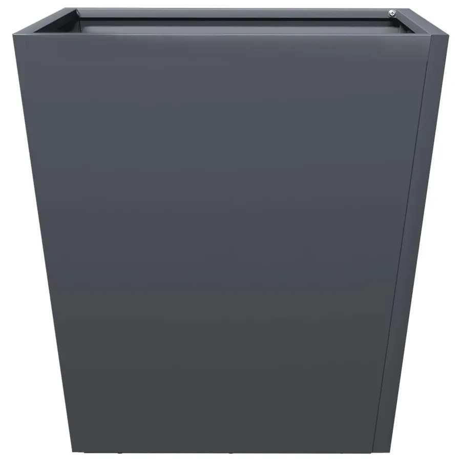 Jardinières 2 pcs anthracite 40x40x40 cm acier - 7