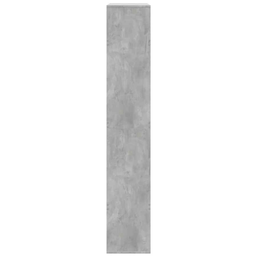 Bibliothèque gris béton 100x33x187,5 cm bois d'ingénierie - 5