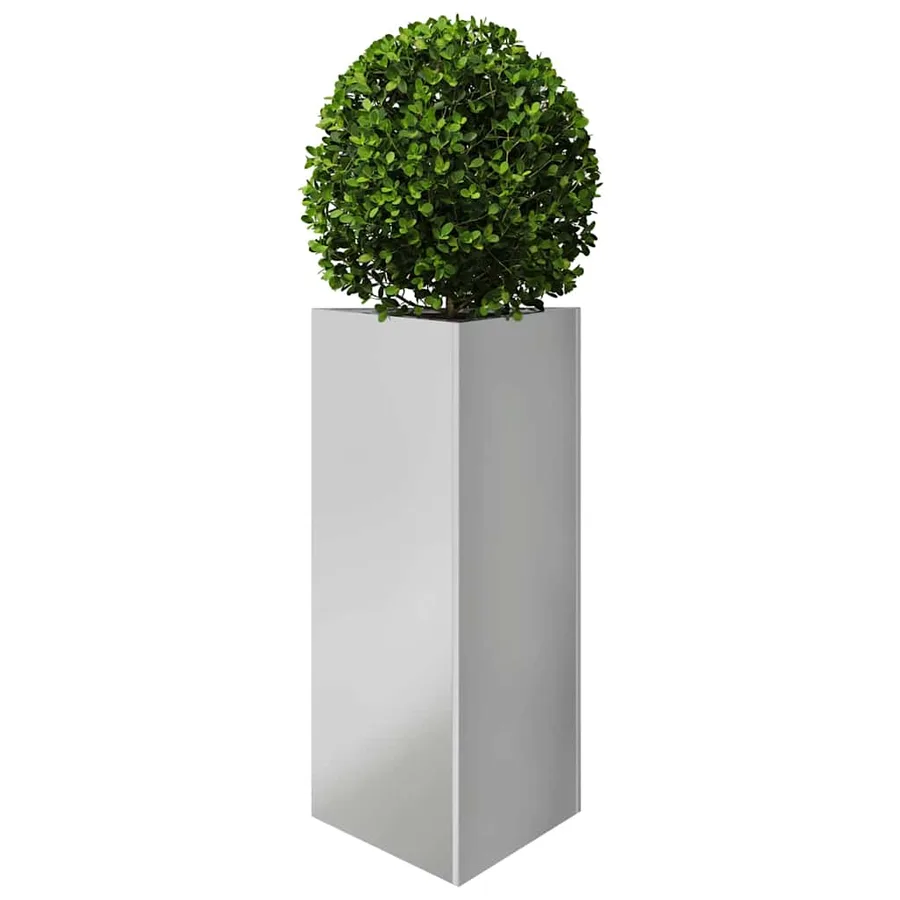 Jardinière triangulaire 40x34,5x75 cm acier galvanisé - 3