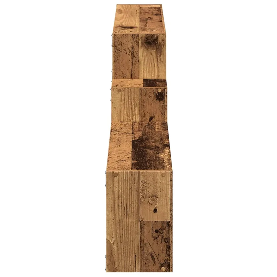 Armoire murale 158x18x53 cm vieux bois bois d'ingénierie - 5