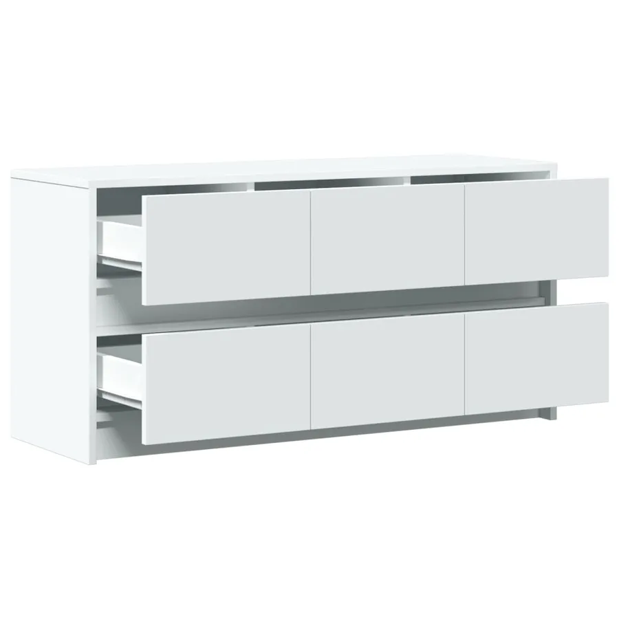 Meuble TV avec LED blanc 100x34x50 cm bois d'ingénierie - 12