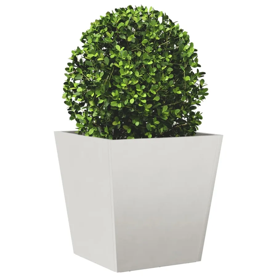 Jardinière 40x40x40 cm acier inoxydable - 3