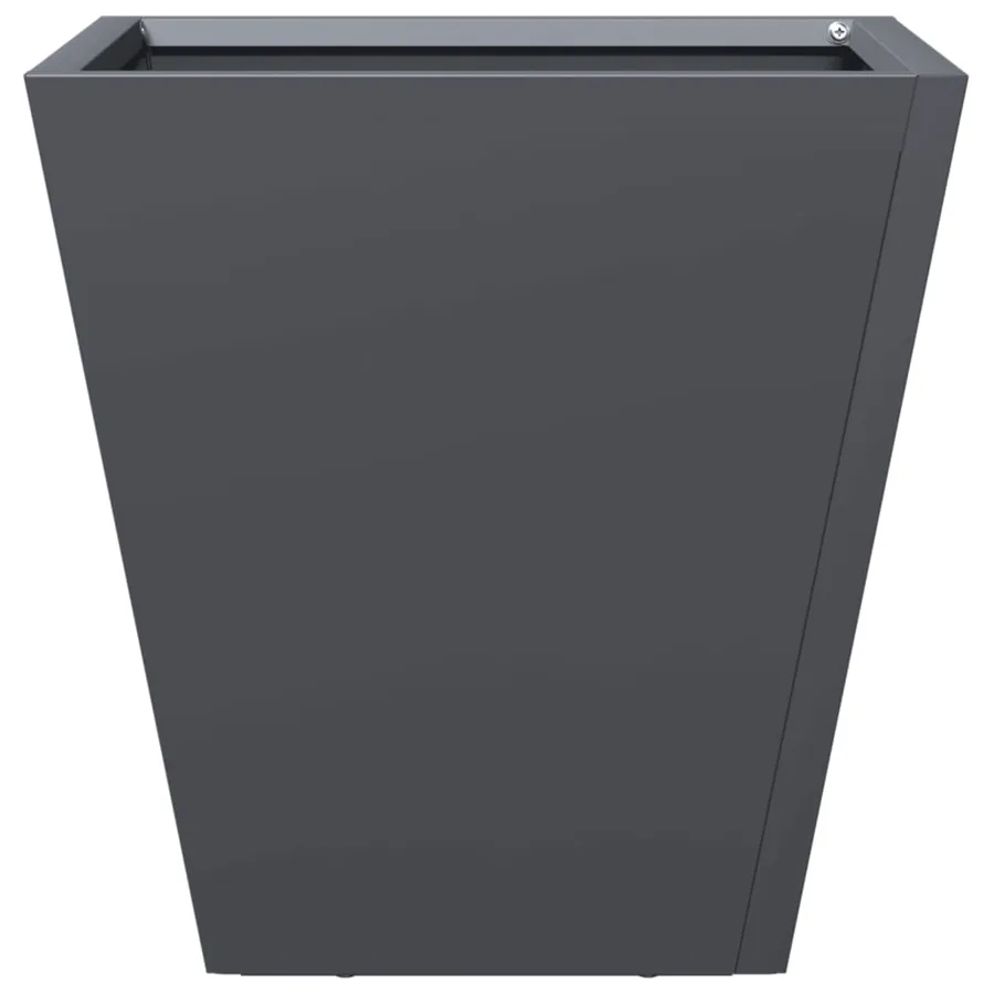 Jardinières 2 pcs anthracite 30x30x30 cm acier - 7