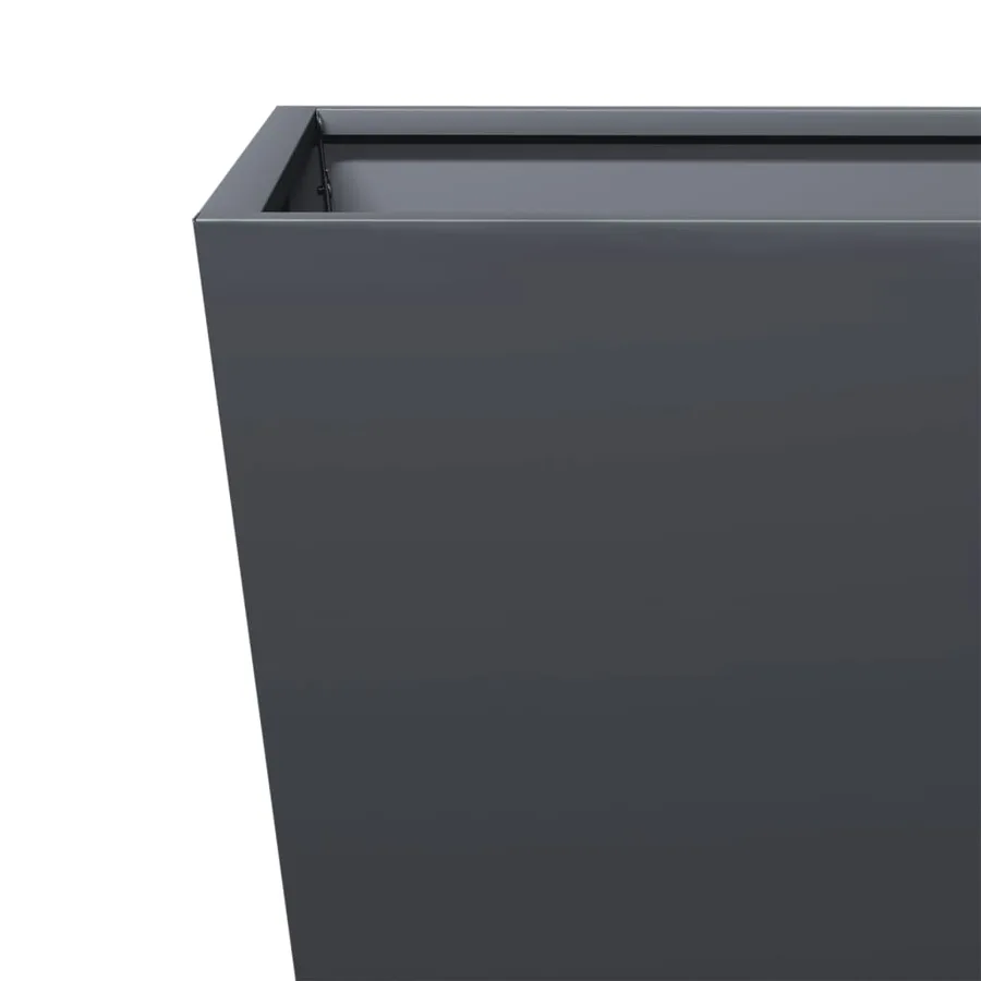 Jardinières 2 pcs anthracite 30x30x30 cm acier - 9