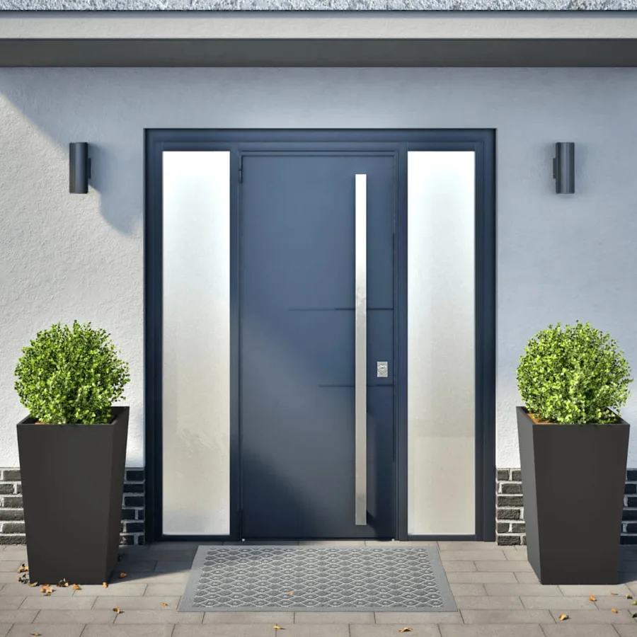 Jardinières 2 pcs noir 45x45x75 cm acier - 3
