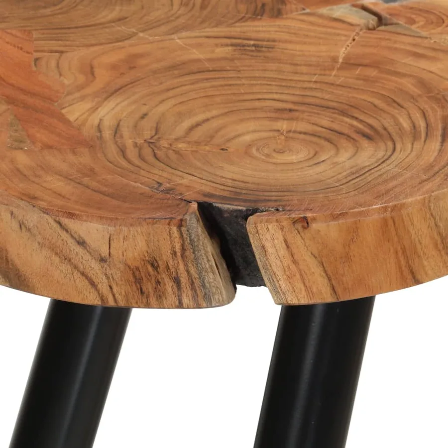 Table de bar Bois d'acacia massif 90x60x110 cm - 13