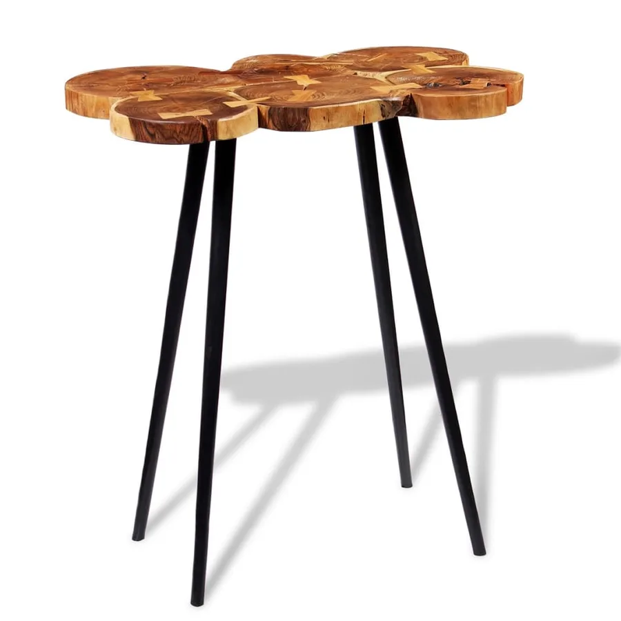 Table de bar Bois d'acacia massif 90x60x110 cm - 2