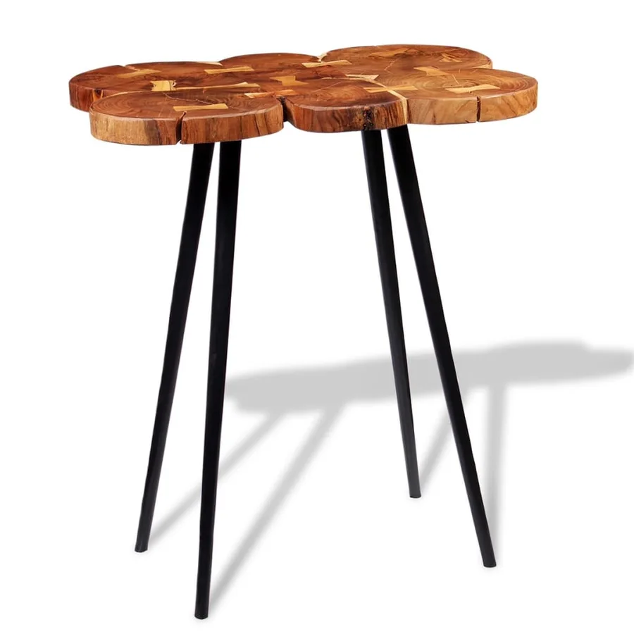 Table de bar Bois d'acacia massif 90x60x110 cm - 4