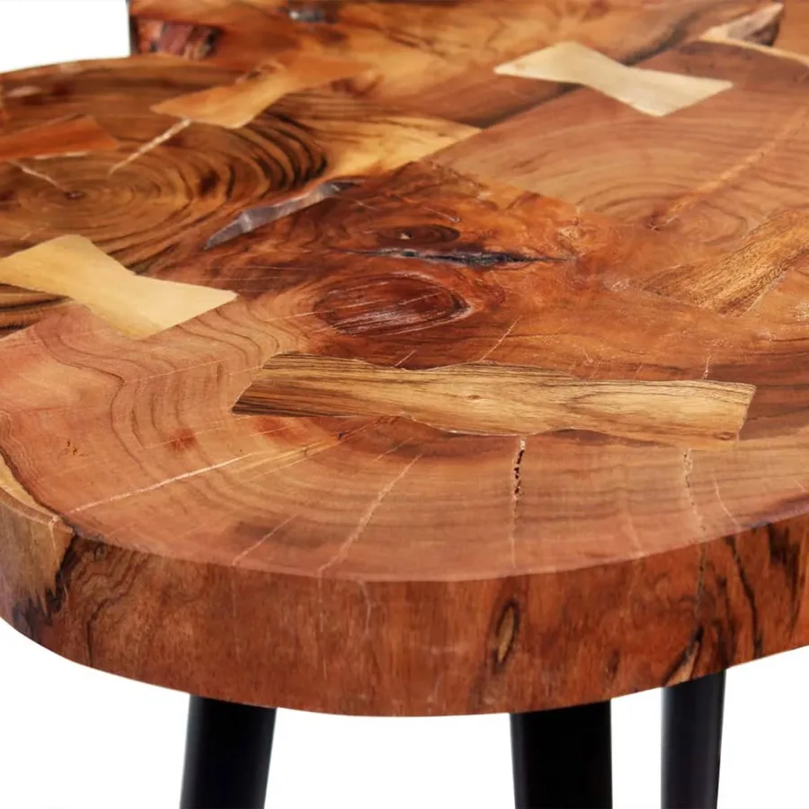 Table de bar Bois d'acacia massif 90x60x110 cm - 8