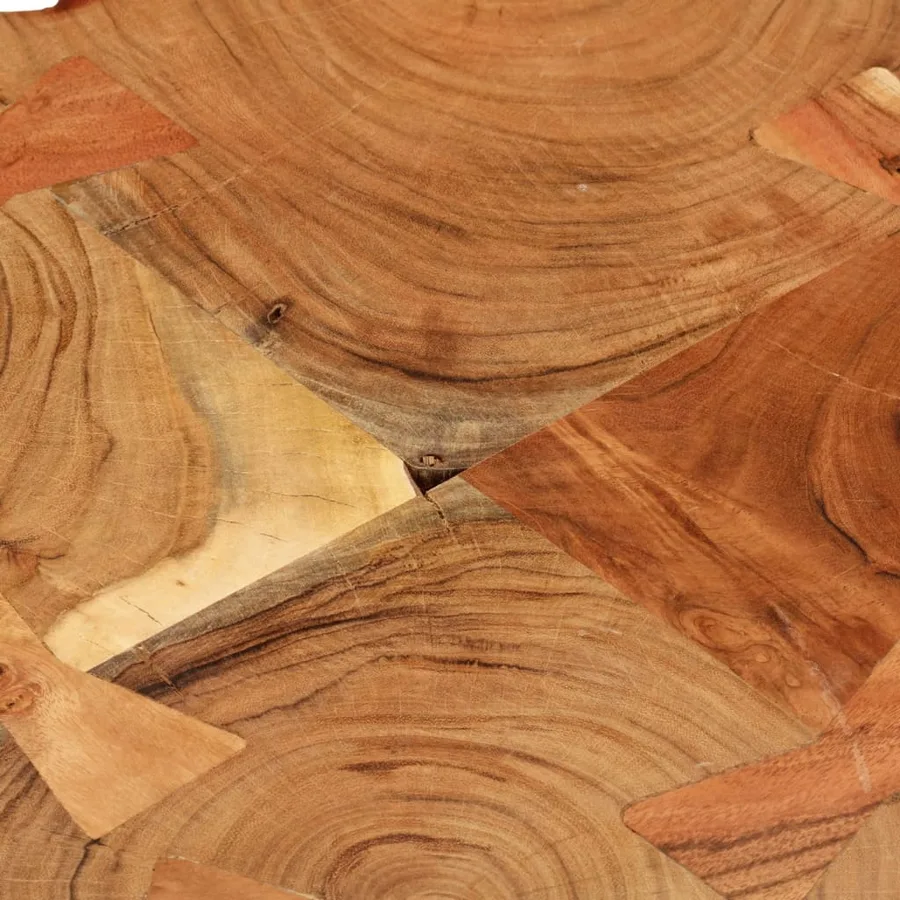 Table de bar Bois d'acacia massif 90x60x110 cm - 9