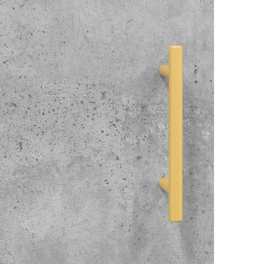 Buffet haut Gris béton 69,5x34x180 cm Bois d'ingénierie - 10