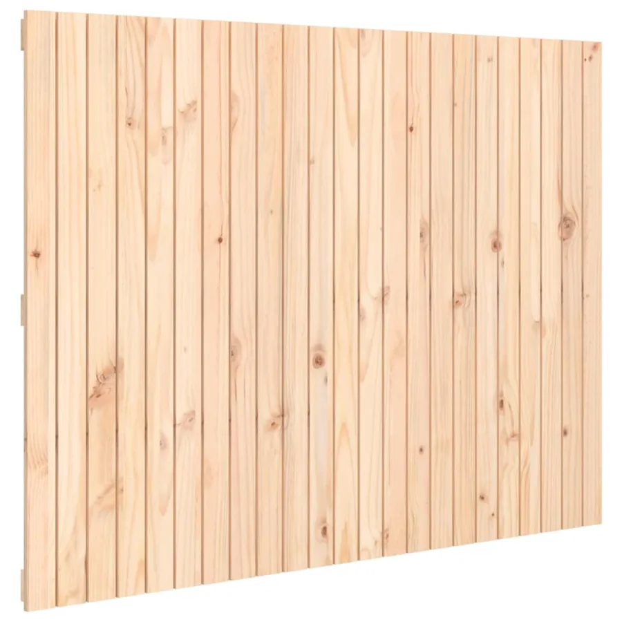 Tête de lit murale 146,5x3x110 cm Bois massif de pin - 2