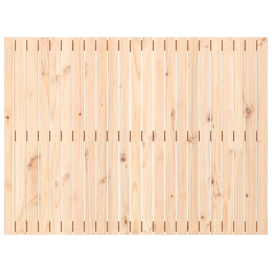 Tête de lit murale 146,5x3x110 cm Bois massif de pin - 4