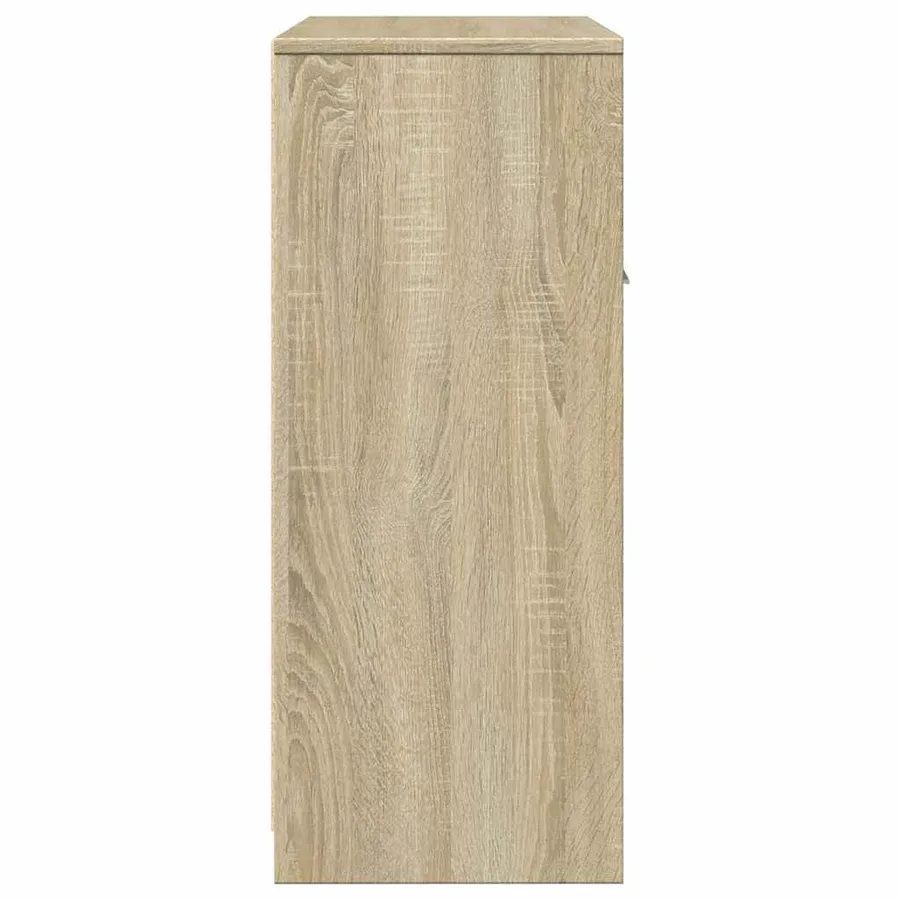 Armoire de salle de bain Chêne sonoma 60x33x80 cm Aggloméré - 5