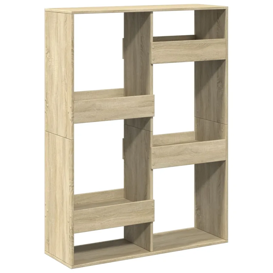 Bibliothèque chêne sonoma 100x33x135 cm bois d'ingénierie - 2