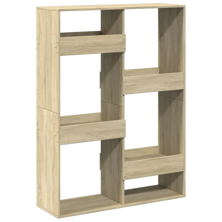 Bibliothèque chêne sonoma 100x33x135 cm bois d'ingénierie - 6