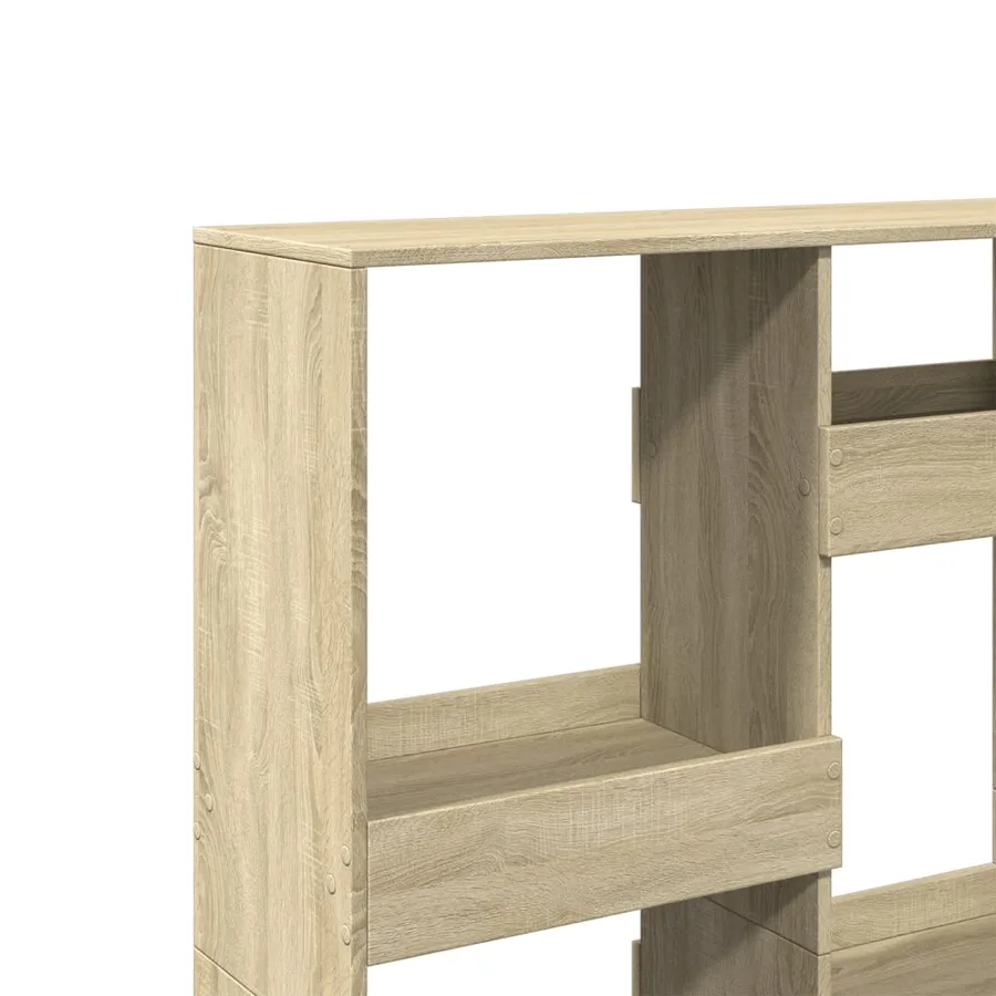 Bibliothèque chêne sonoma 100x33x135 cm bois d'ingénierie - 7