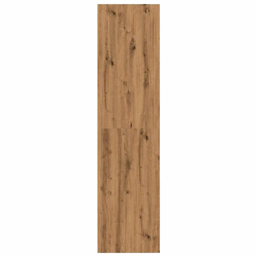 Garde-robe chêne artisanal 80x50x200 cm bois d'ingénierie - 6