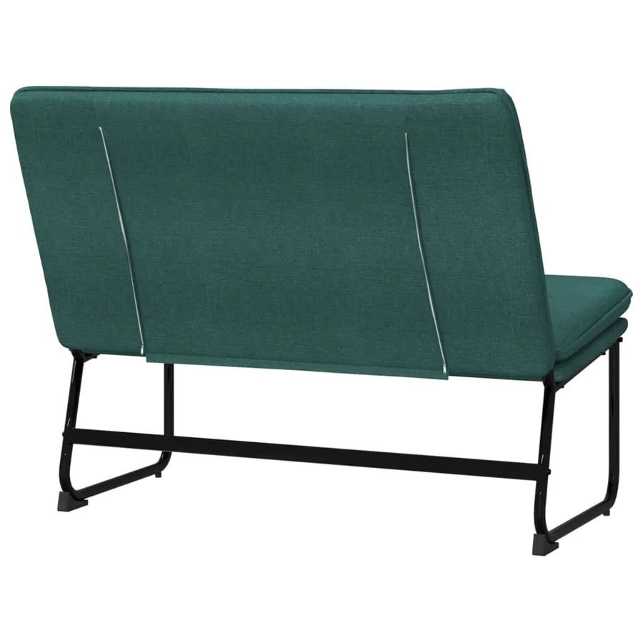 Banc Vert foncé 100x75x76 cm Tissu - 5