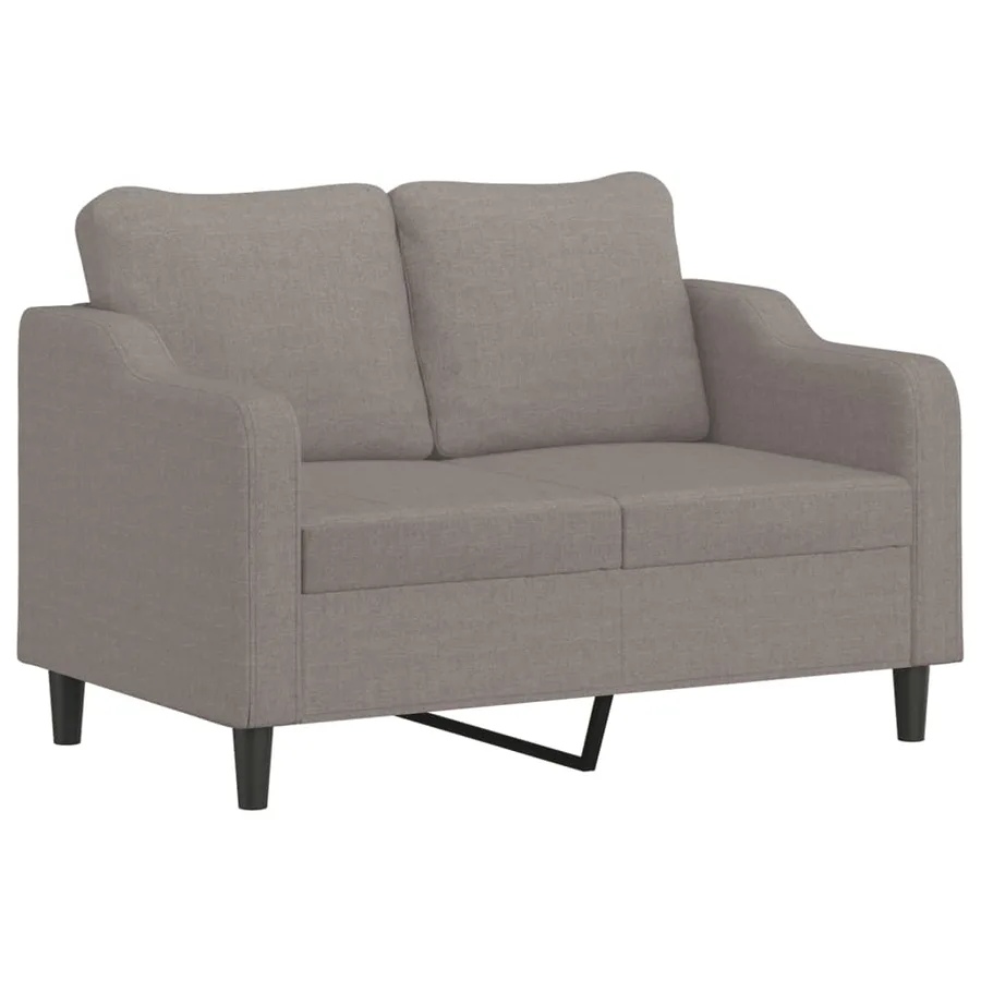 Ensemble de canapés 4 pcs avec coussins taupe tissu - 4