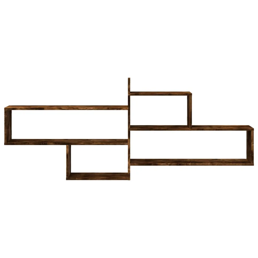 Étagère murale chêne fumé 167,5x18x68 cm bois d'ingénierie - 4