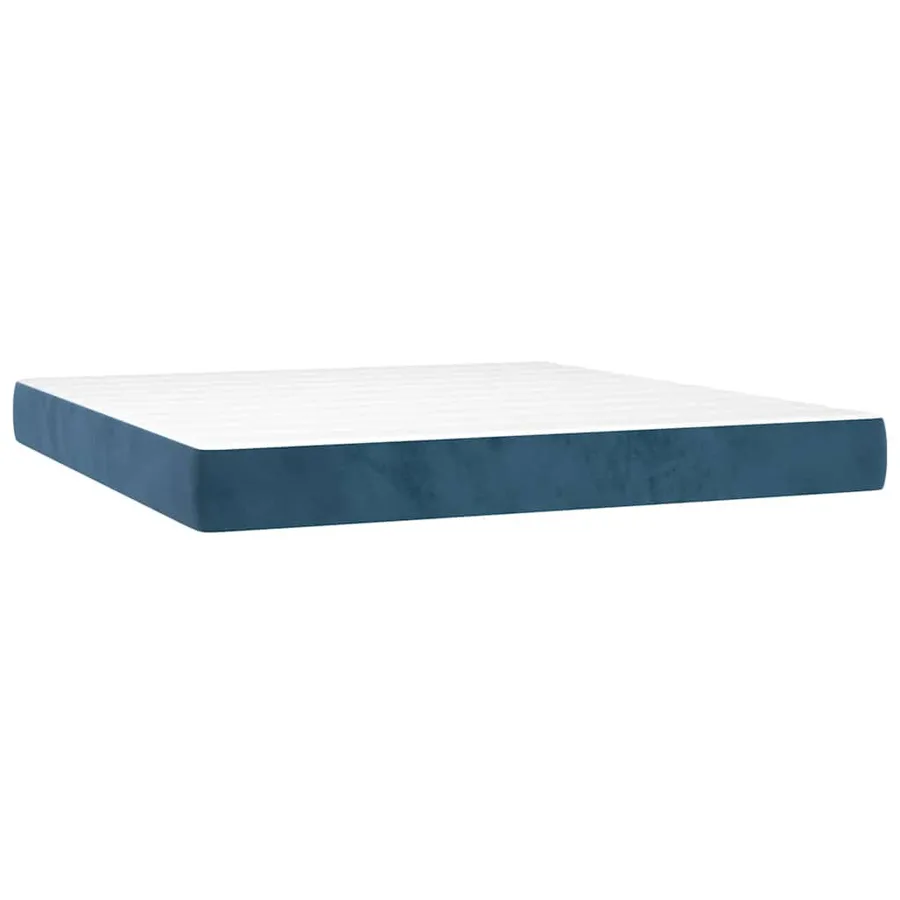 Matelas à ressorts ensachés 160 x 220 cm Bleu foncé - 2