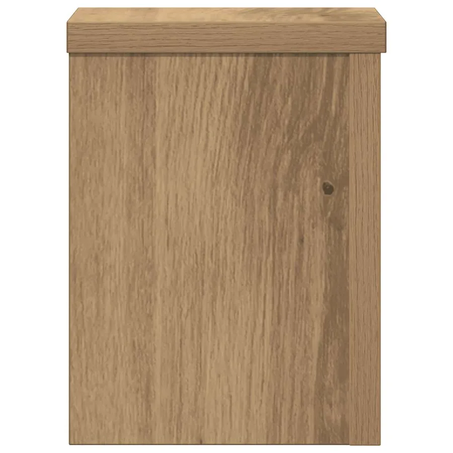 Supports pour plantes 2 pcs chêne artisanal bois d'ingénierie - 4