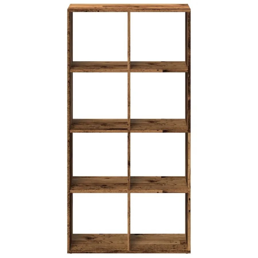 Étagère séparatrice de pièce vieux bois 69,5x29x137,5 cm - 5