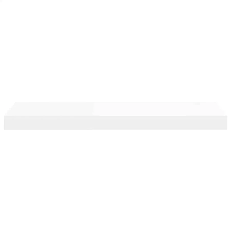 Étagères murales flottantes 4 pcs blanc 60x23,5x3,8 cm MDF - 7