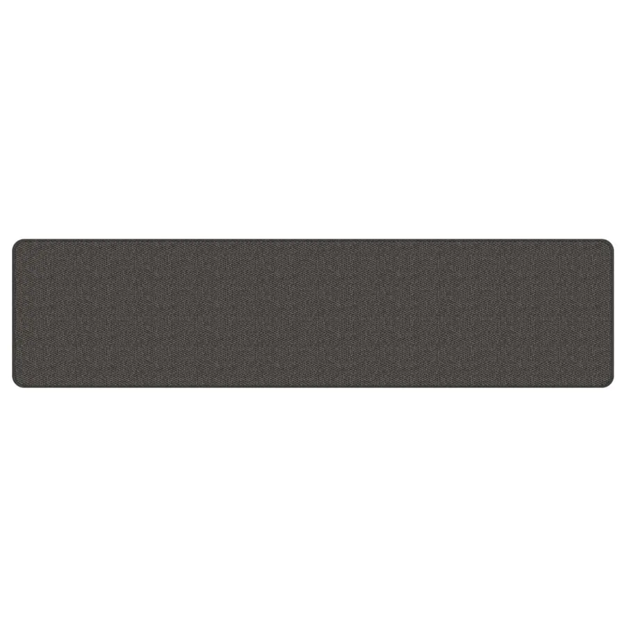 Tapis de couloir aspect sisal anthracite 50x200 cm - 3