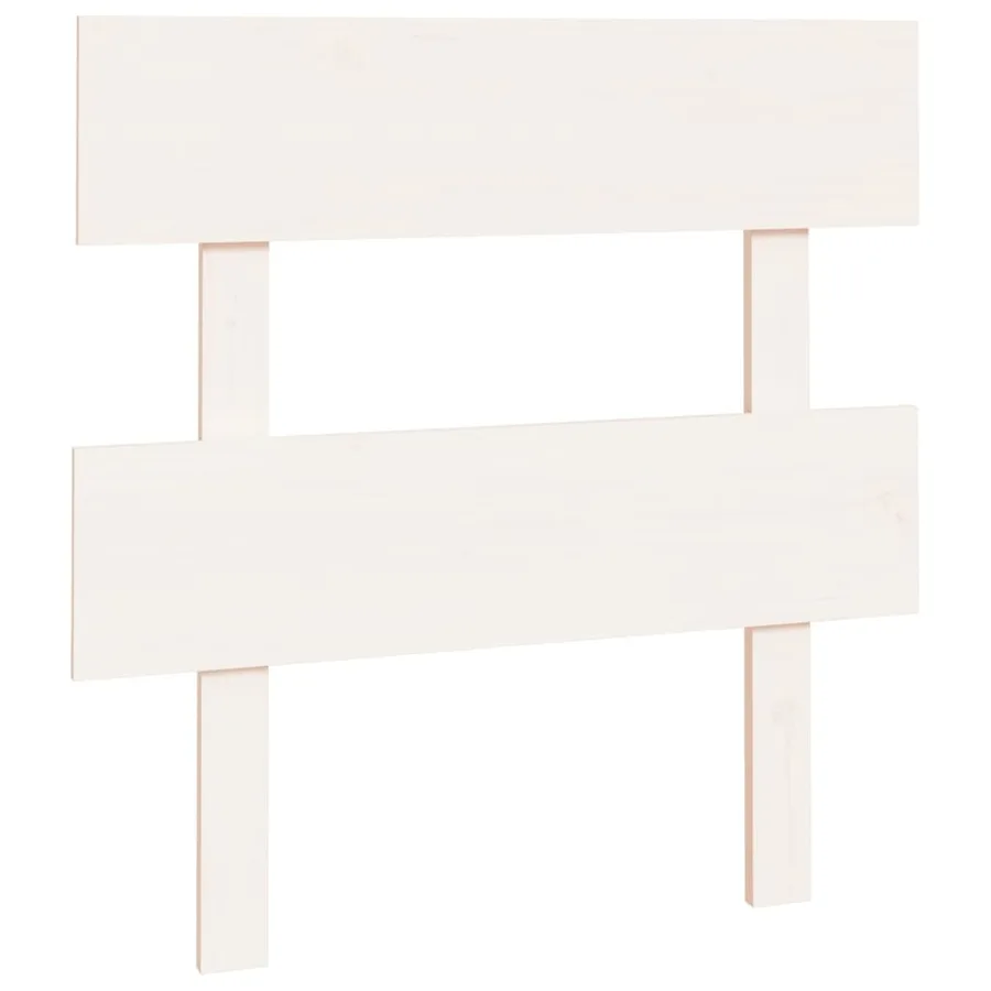 Tête de lit Blanc 103,5x3x81 cm Bois massif de pin - 2