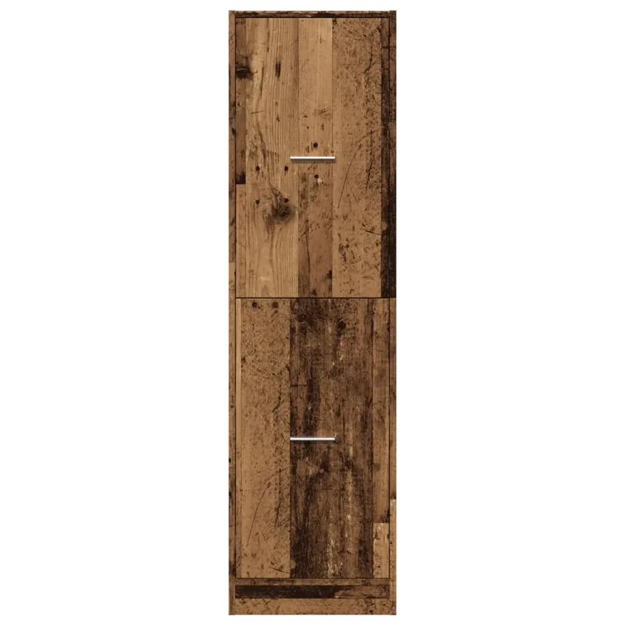 Armoire d'apothicaire vieux bois 40x41x144,5 cm bois ingénierie - 5