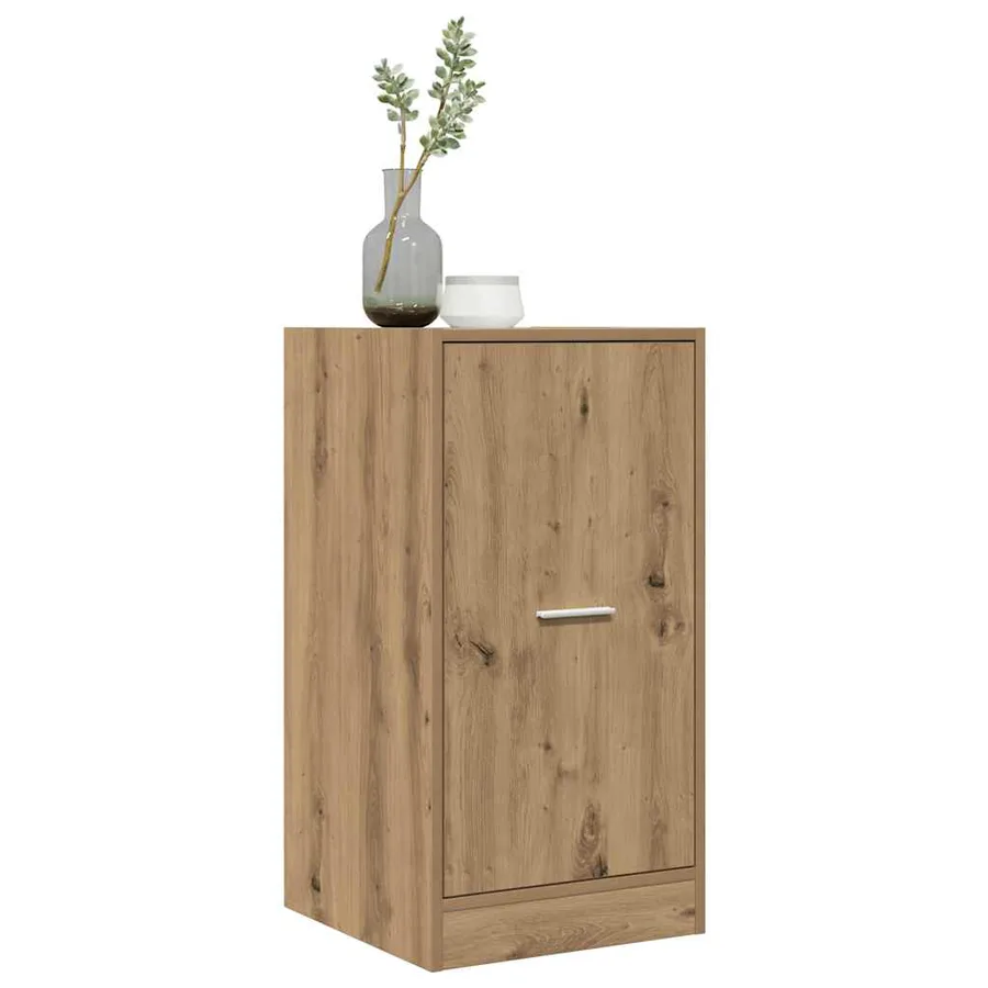 Armoire d'apothicaire chêne artisanal bois d'ingénierie - 4