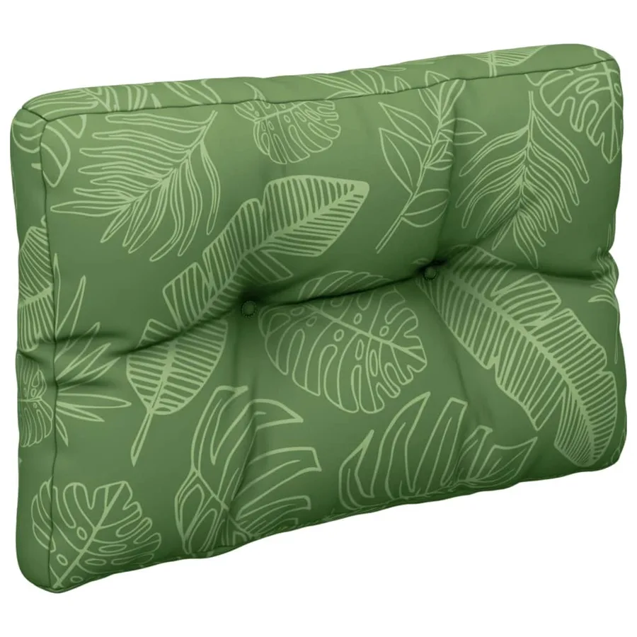 Coussins de palette lot de 2 motif de feuilles tissu - 4
