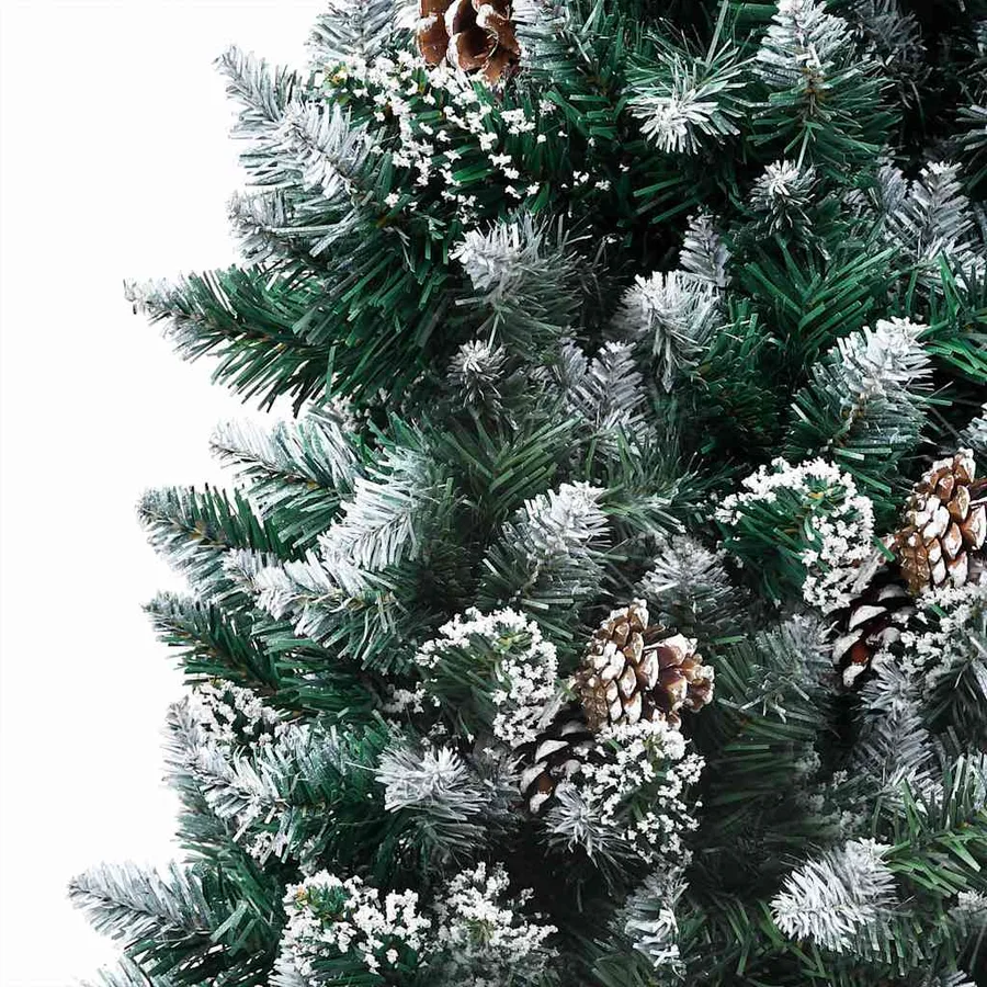Arbre de Noël artificiel avec LED/boules pommes de pin 180cm - 4