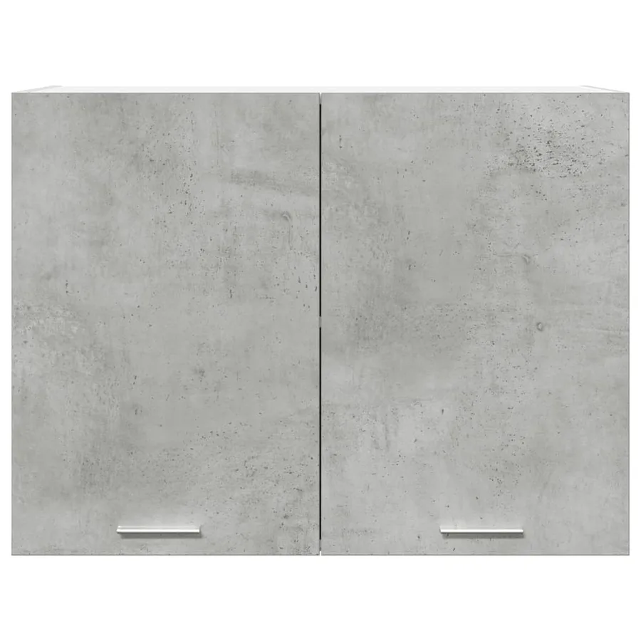 Armoire suspendue "Lyon" Gris béton 80 x 31 x 60 cm Bois d'ingénierie - 4