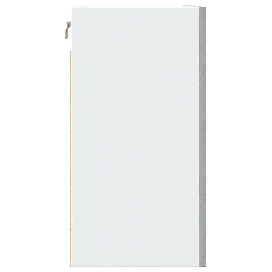 Armoire suspendue "Lyon" Gris béton 80 x 31 x 60 cm Bois d'ingénierie - 6