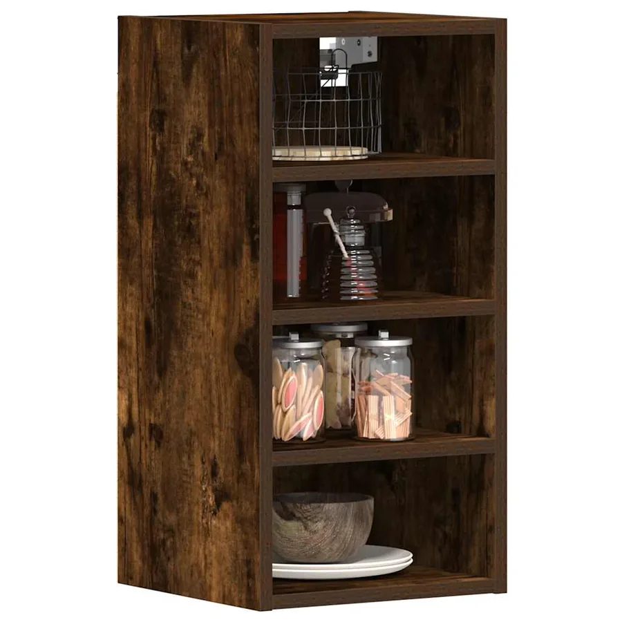 Armoire suspendue "Riga" Chêne fumé 30 x 29,5 x 60 cm Bois d'ingénierie