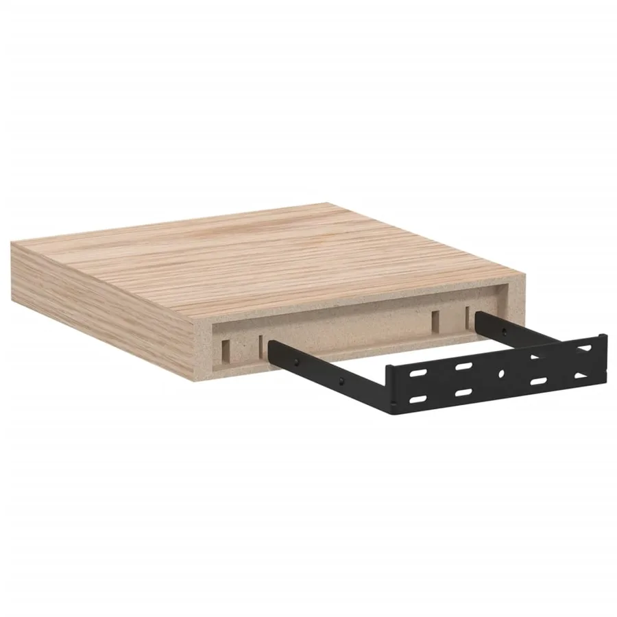 Étagères flottantes 2 pcs 23x23,5x4 cm bois d'ingénierie - 5