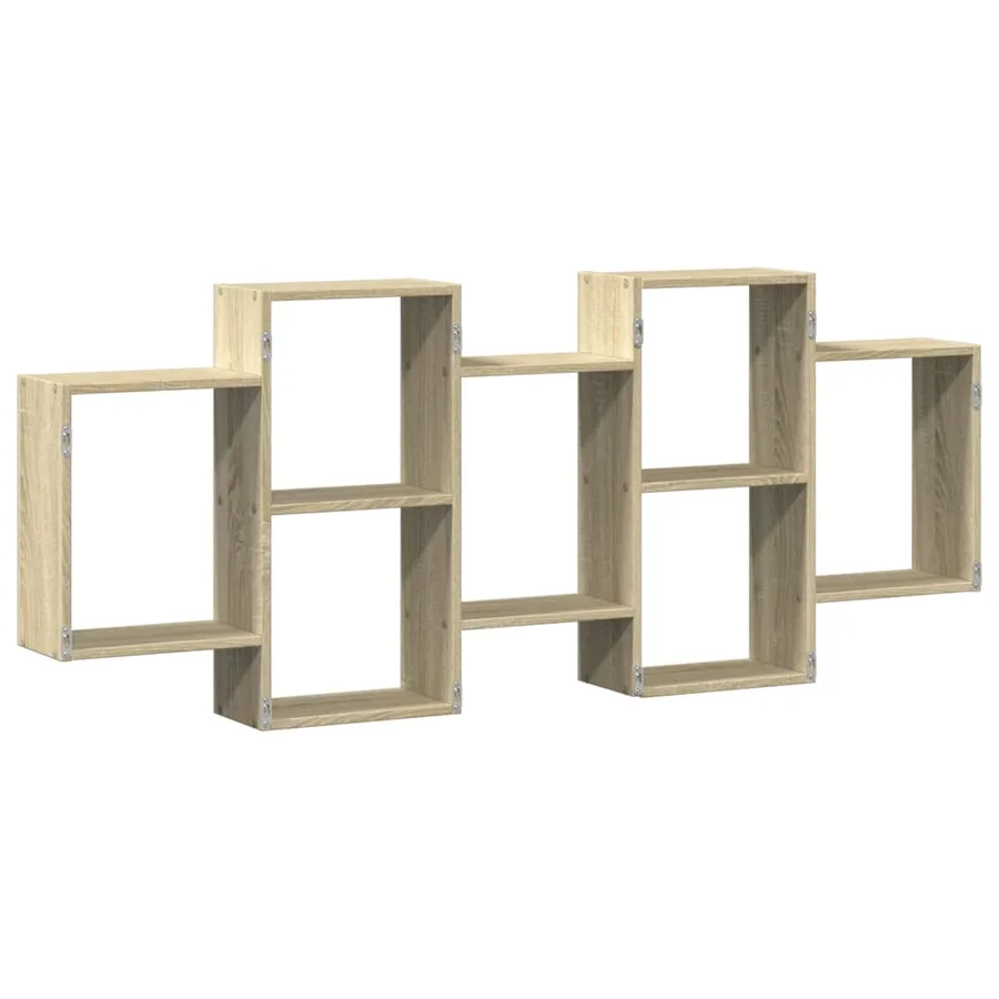 Étagère murale chêne sonoma 159x18x65 cm bois d'ingénierie - 6